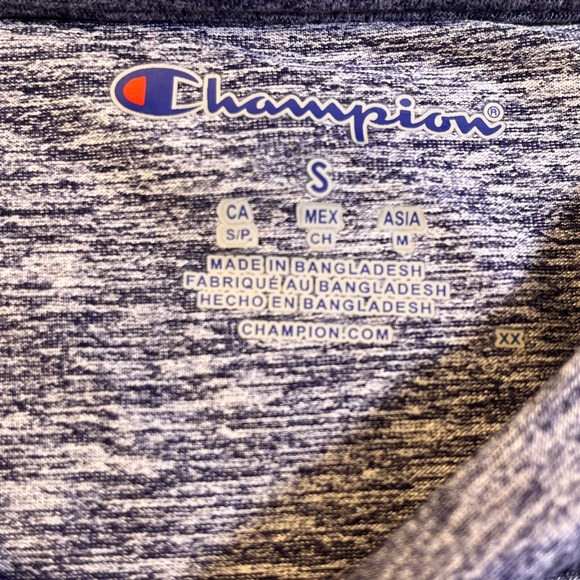 Champion Illinois Fighting Illini Long Sleeve Athletic T Shirt Gray Size S - Picture 4 of 7